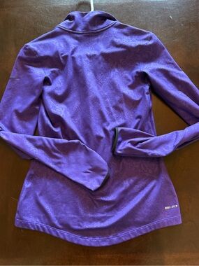 Nike Purple Dri-FIT Women's Long Sleeve Athletic Top